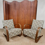 Fauteuil Art Déco Jindrich Halabala H-269