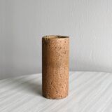 Small vase in raw ceramic, minimalist design