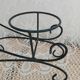 Antique wrought iron plant stand