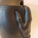 Ceramic vase, circa 50/60, signed