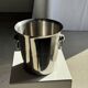 Stainless steel champagne and wine bucket with handle D19 H19
