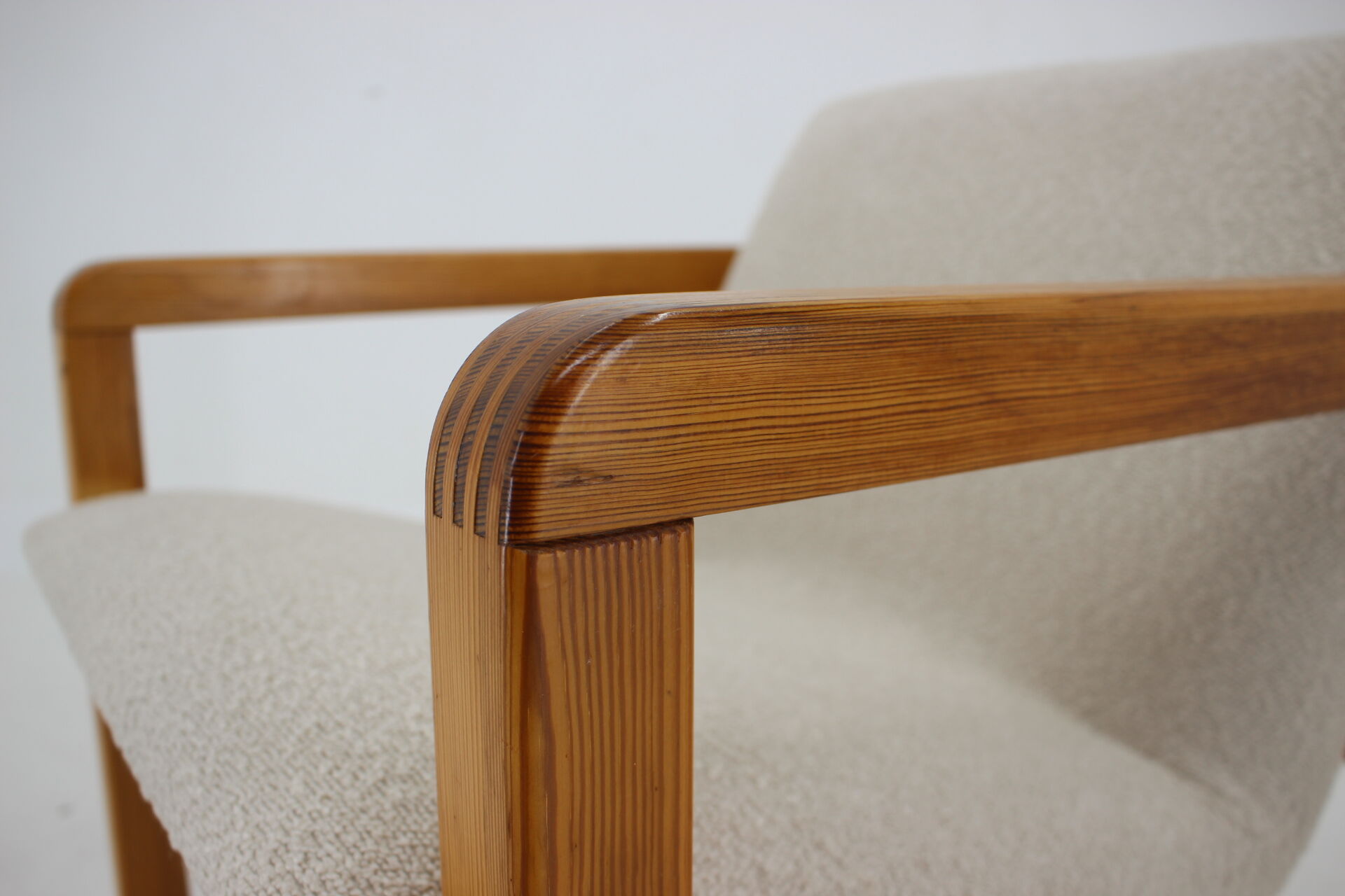 1970s Armchair in Boucle