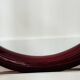 Vintage Murano vase with a red bow
