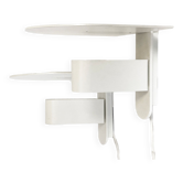 Pair of white wall lights/sconces from Lyskaer. Denmark 1980s