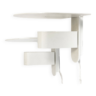 Pair of white wall lights/sconces from Lyskaer. Denmark 1980s