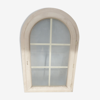 Arched window in pvc double glazing
