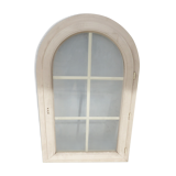 Arched window in pvc double glazing
