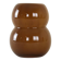 Caramel glass vase, Danish design, 1960s, made in Denmark