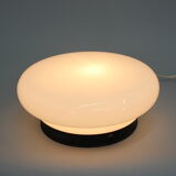 Glass flush mount light czechoslovakia, 1970