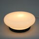 Glass flush mount light czechoslovakia, 1970