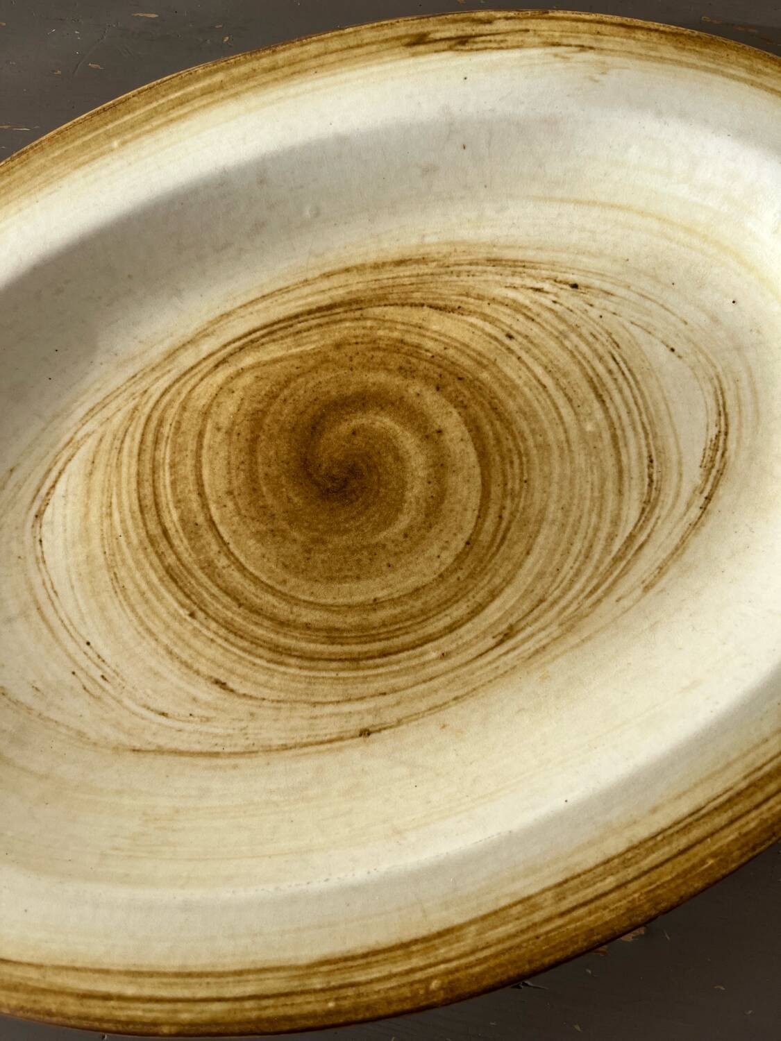 Large oval Longchamp dish