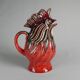 Rooster-shaped carafe, Sars Poteries ceramic, 1950s.