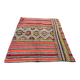 Neutral Orange Turkish Wool Kilim