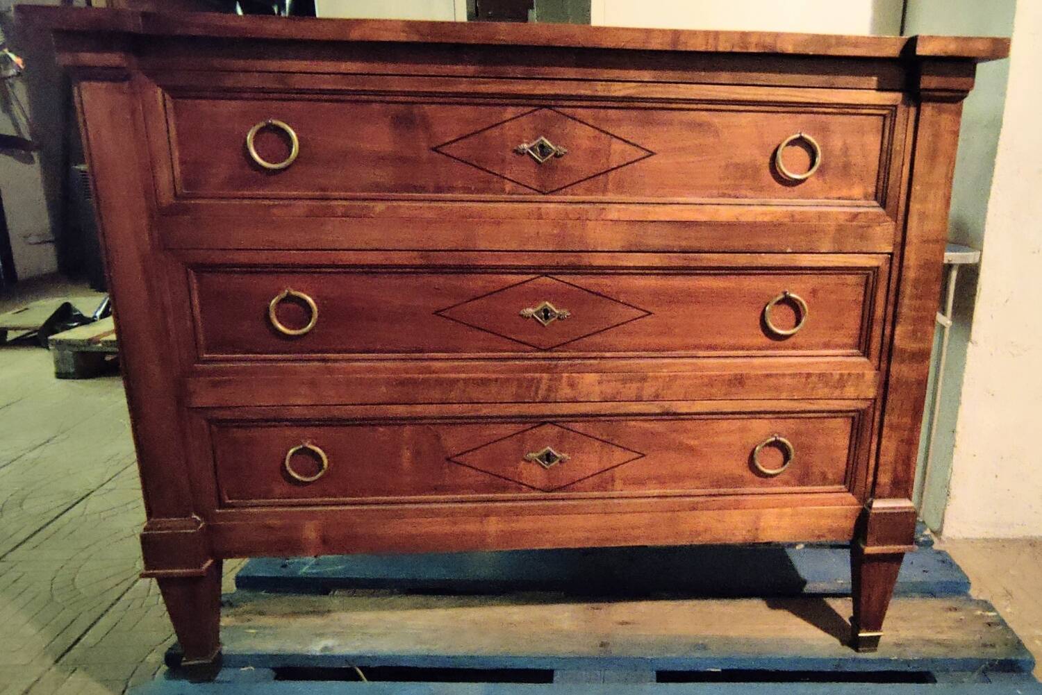 Chest of drawers with 3 drawers, cabinetmaking from Faubourg Saint-Antoine
