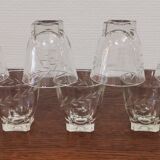 Ensemble de 10 verres apéritif Français Cordial BVB