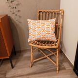 Coussin tissu années 70