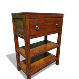 Solid wood bedside table