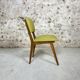 Chaises skai vertes années 50
