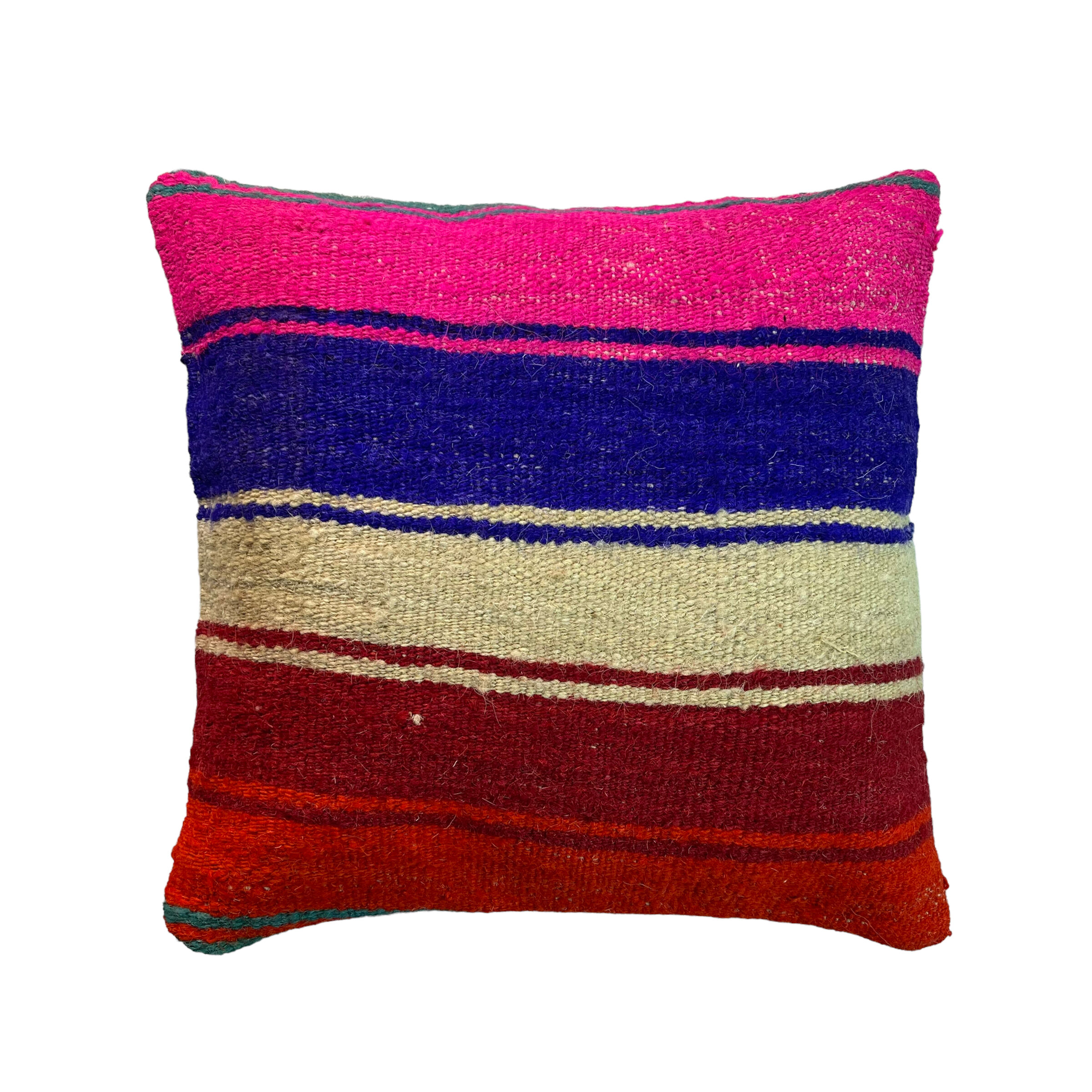 Vintage turkish kilim cushion cover 40 x 40 cm