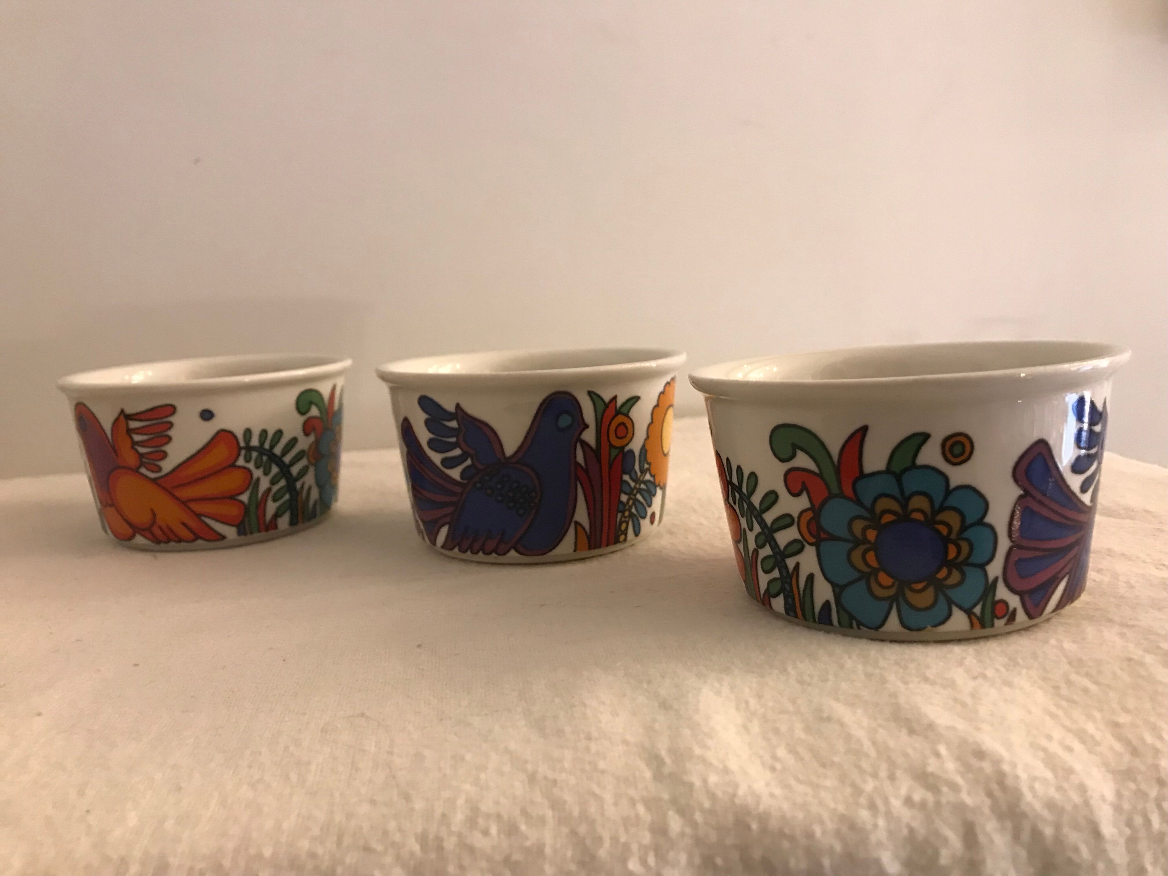 3 ramekins Acapulco Villeroy and Boch