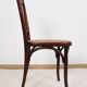 Old cane bistro chair, stamped fischel