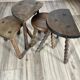 Set of 4 mismatched stools