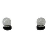 Pair of 2 Sphinx Holland ceramic wall lamps , 1980s
