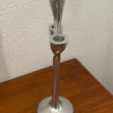 Organic-shaped cast aluminium candlestick