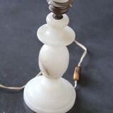 White marble lamp foot