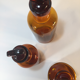 Lot of three pharmacy flasks