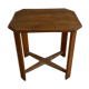 Art Deco wooden side table / end of vintage sofa or pedestal table