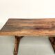 Table brutaliste en chêne du XIXème