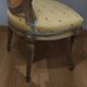 Chaise à dossier médaillon Louis XVI
