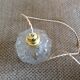 Glass globe suspension