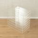 Vintage Acryl Magazine Rack, Filing Storage