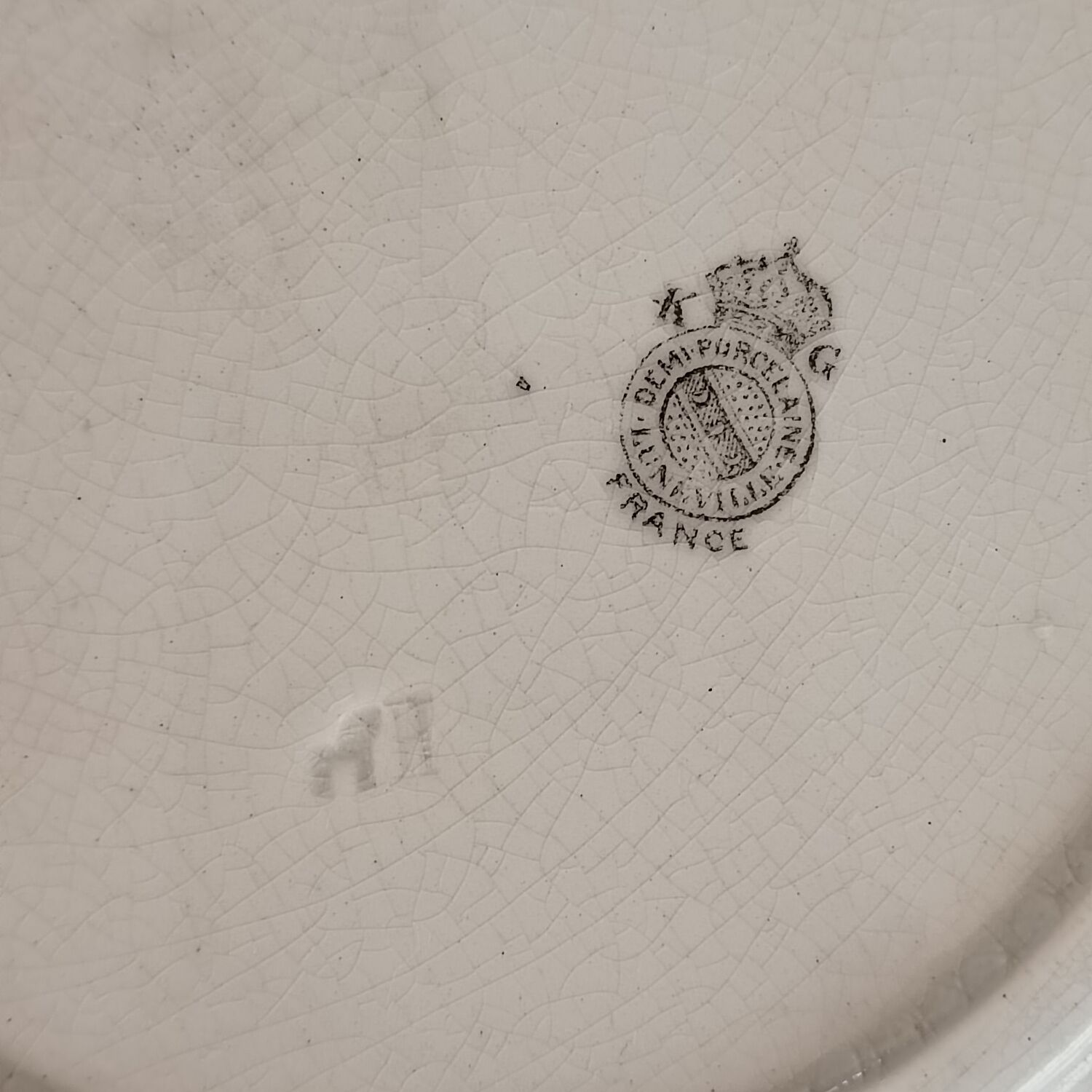 4 plates in Lunéville earthenware