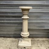 Carved wooden column