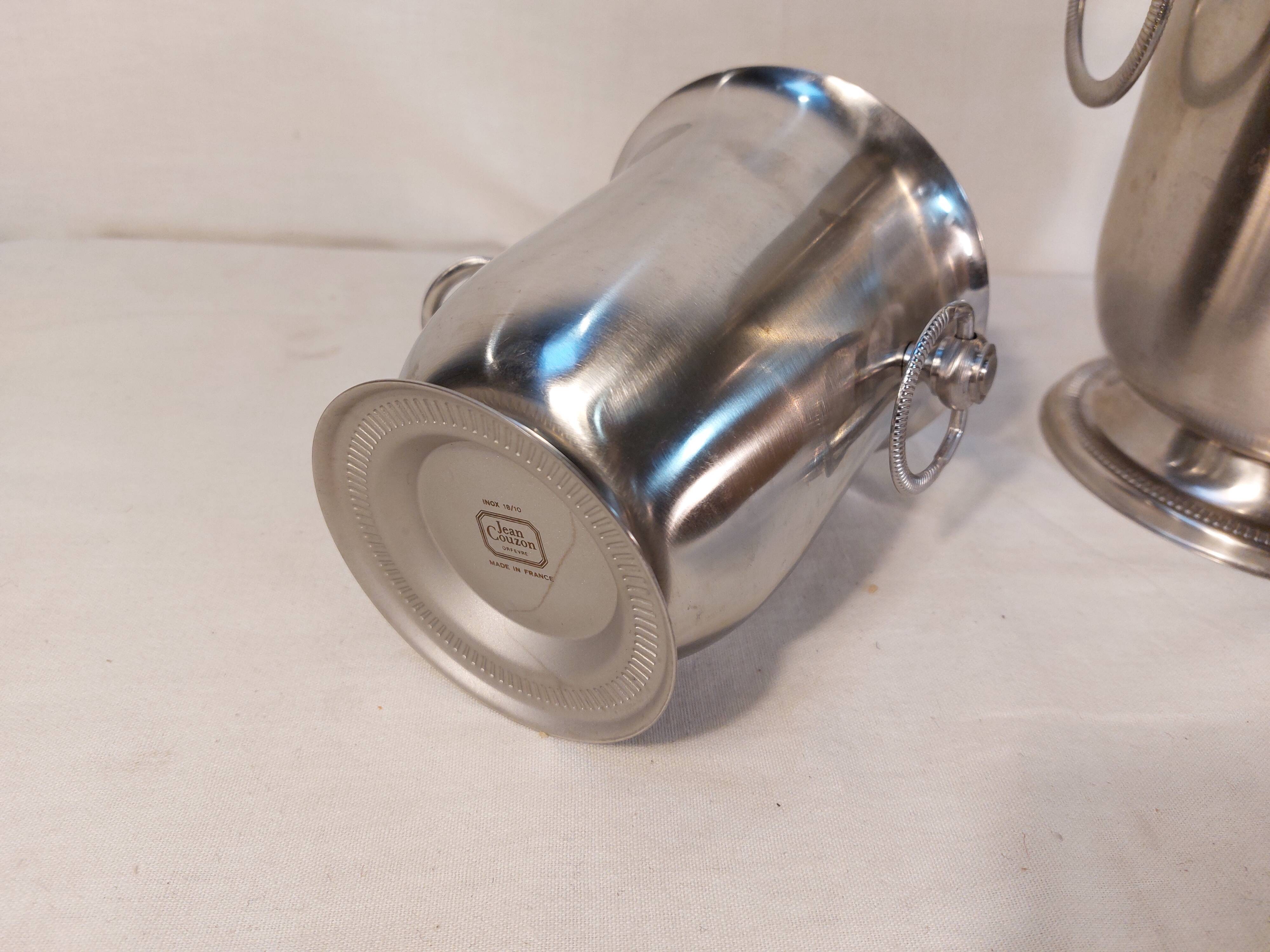 Jean Couzon Silverware Set - Champagne Bucket + Ice Bucket