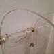 Fontana Arte inspired lucite / acrylic and brass umbrella stand, 1970s