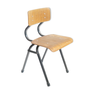 Chaise enfant vintage déco scolaire