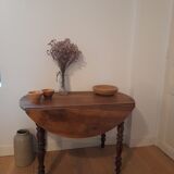 Table ronde à volets