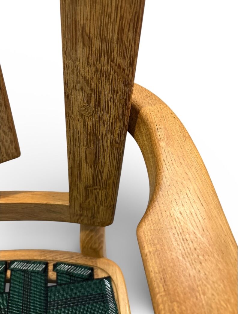"José" canapé in solid oak by Guillerme & Chambron for Votre Mais.
