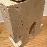 Paire de chats en travertin, Fratelli Mannelli, Italie, 1970s