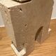 Pair of travertine cats, Fratelli Mannelli, Italy, 1970s