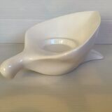 White bird dove candle holder