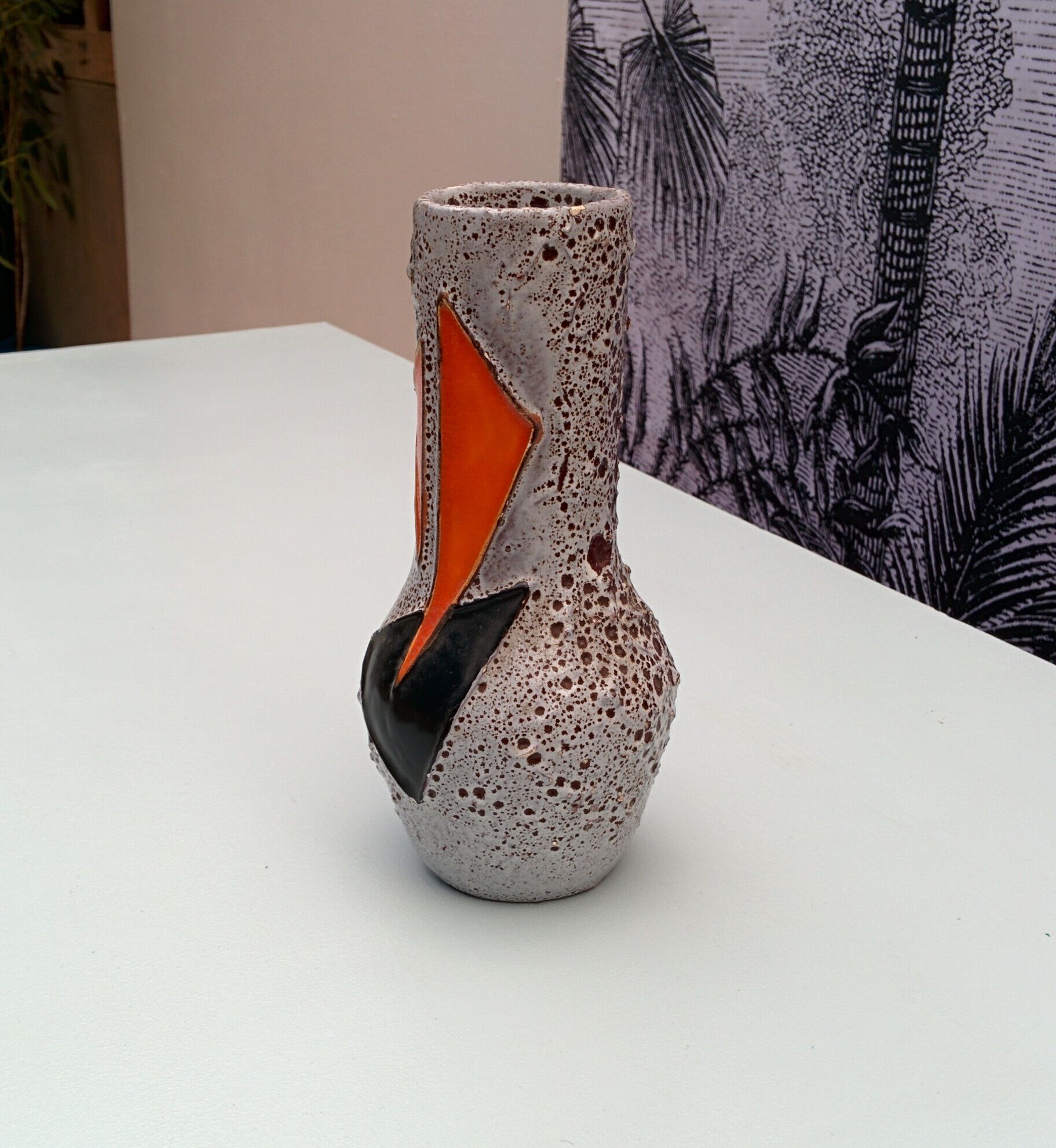 Vase signed vallauris