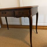 Bureau sous main en cuir ancien