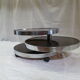 Round coffee table with 3 pivoting trays Maria Pergay for Mercier