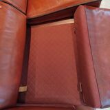 Full grain leather sofa