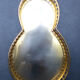 Golden brass tray